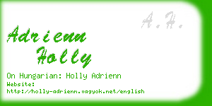 adrienn holly business card